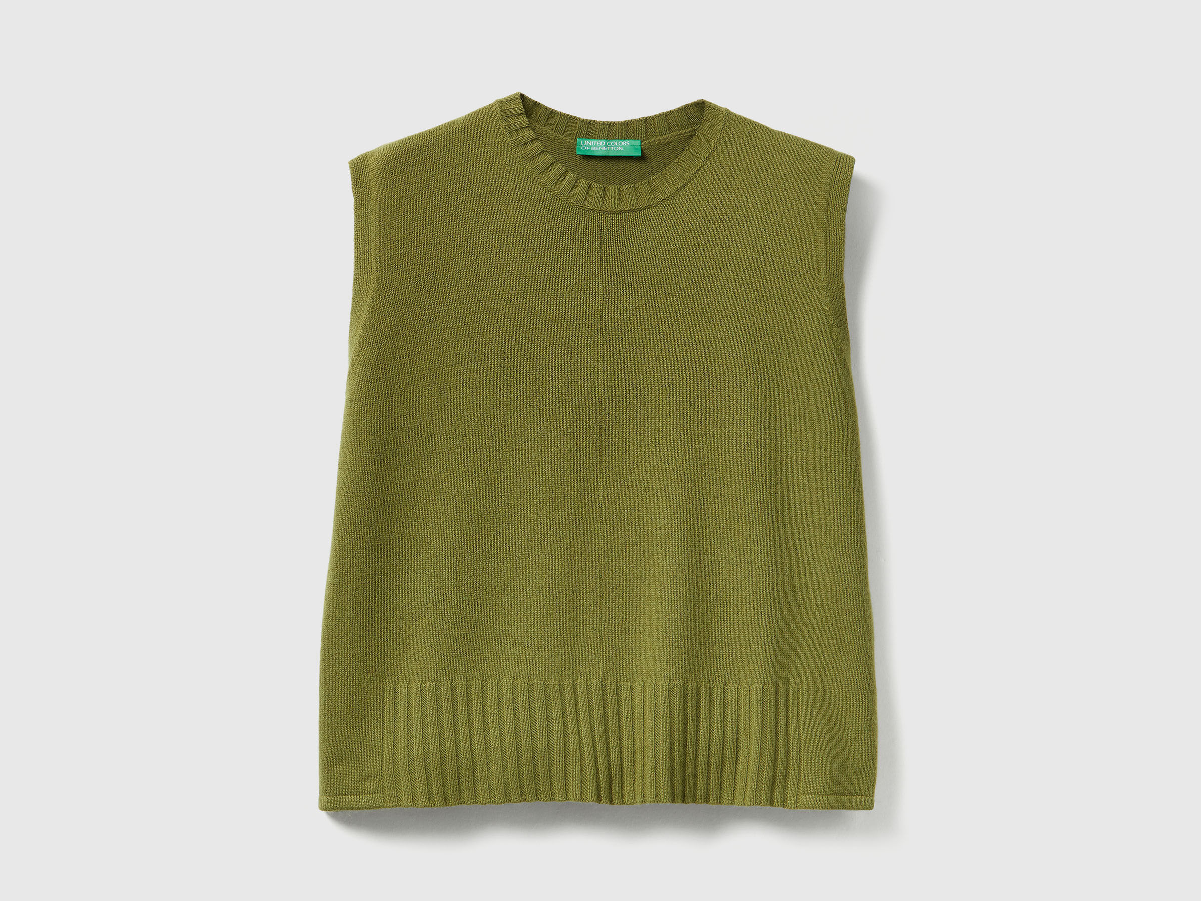 SLEEVELESS SWEATER Women image number 5